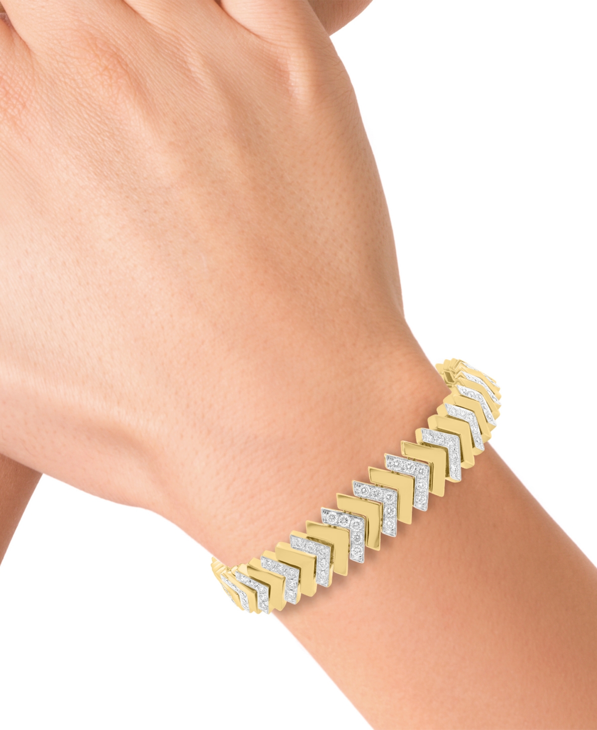 Effy Collection Diamond Bracelet (1-3/4 Ct.t.w.) In 14k Yellow Gold In Gold