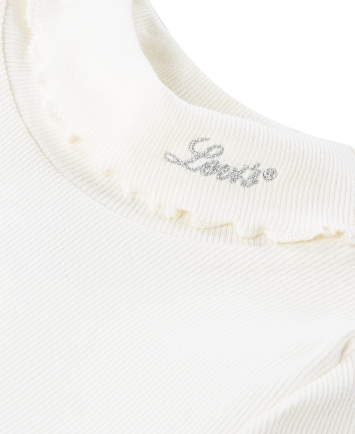 Levi's Girls Toddler 2T-4T 2-Piece Long Sleeve Top Tiered Sparkle Skirtall Set