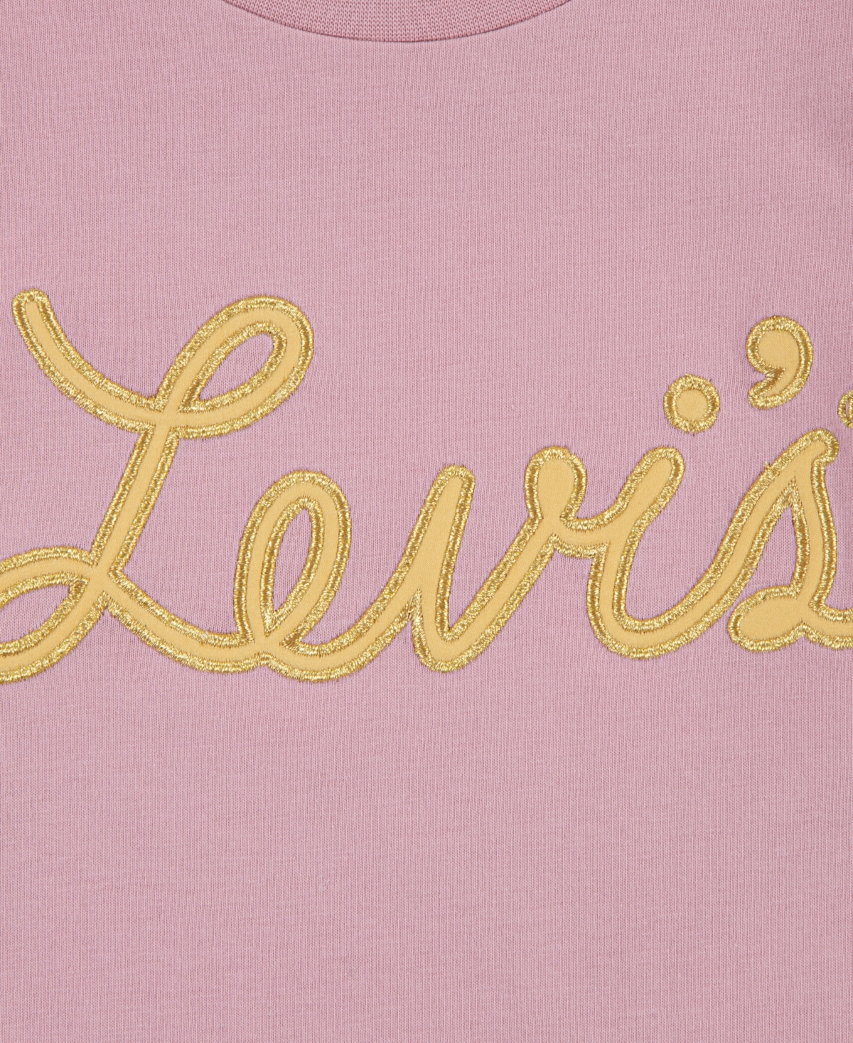 Levi's Big Girls Logo Applique Long Sleeve T-Shirt