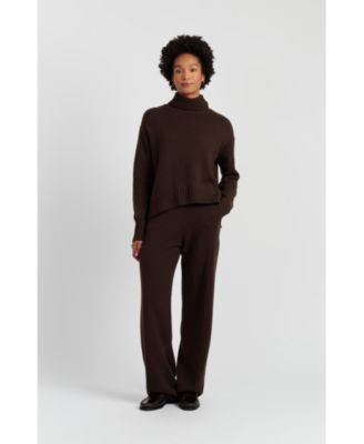 Women's Pure Cashmere Relaxed Rollneck Sweater