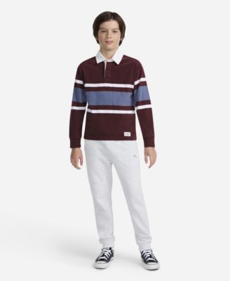 Boys Long Sleeve Rugby Polo Shirt