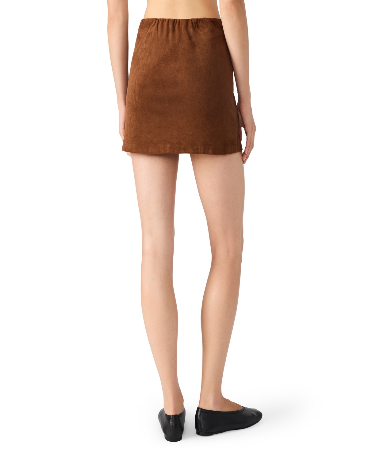 Steve Madden Cindi Faux Suede Miniskirt In Multi