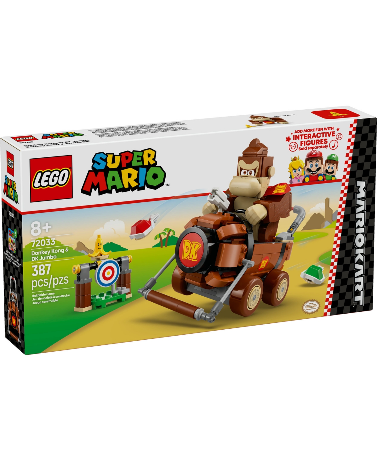 Lego Super Mario Donkey Kong Dk Jumbo Racing Toy In Multi