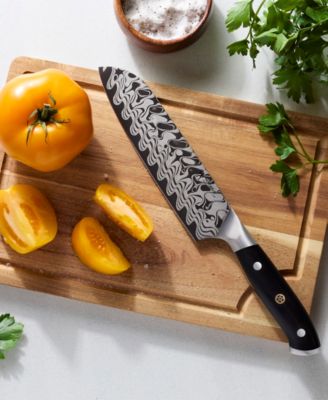 Compass Damascus 7" Santoku Knife