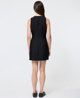 Women's Structured Sleeveless Mini Dress