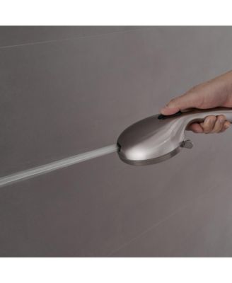 12 in Single-Handle 1-Spray Round Rain Shower Faucet Combo Set with Dual Function Pressure Balance Valve in Matte Black