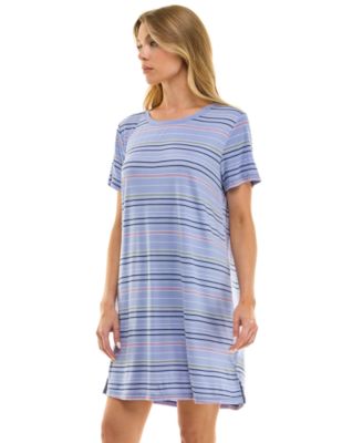 Women's Short Sleeve Printed Sleepshirt