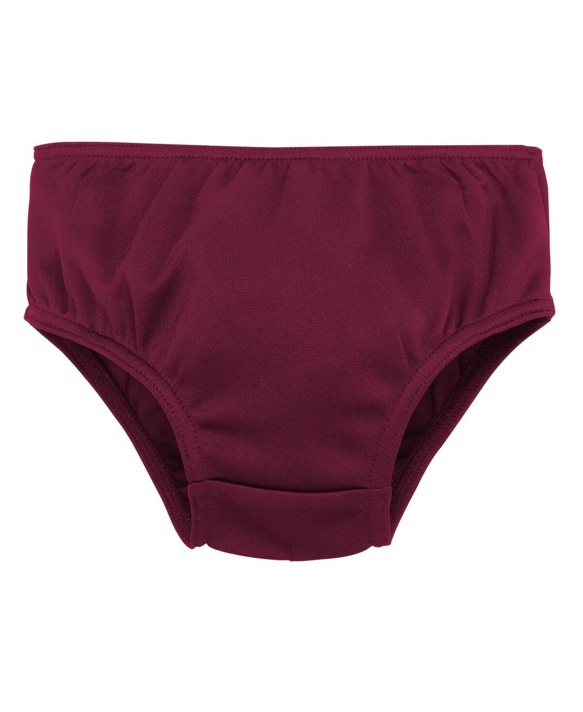 Outerstuff Toddler Girls 2-Piece Garnet Florida State Seminoles Cheer Captain Dress Bloomers Set