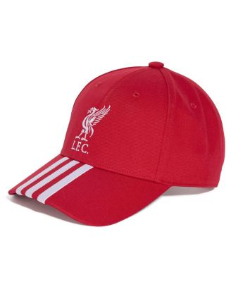 adidas - Men's and Women's Red Liverpool Three-Stripe Dad Adjustable Hat