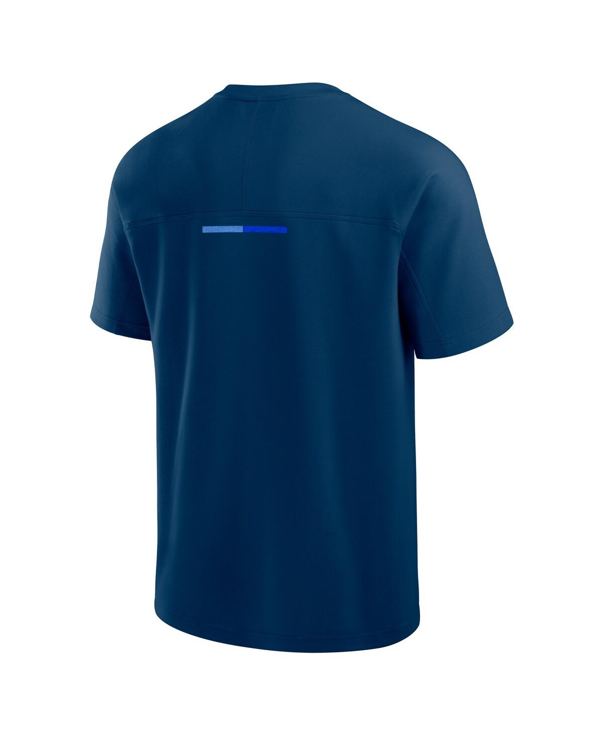 Fanatics Men's And Women's Navy Chicago Bears Elements Flex Tri-blend T-shirt In Blue