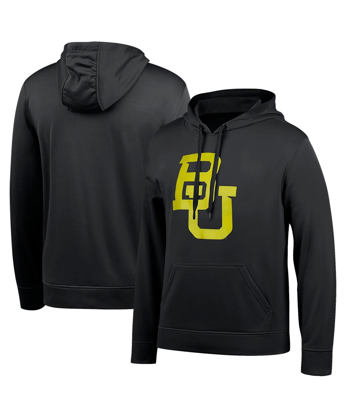 Fanatics Unlabeled Men's Black Baylor Bears Fleece Pullover Hoodie In Black