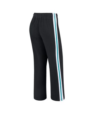 Women's Black Miami Dolphins Color Block Straight Leg Pants