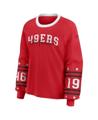 Women's Scarlet San Francisco 49ers Sport Long-Sleeve T-Shirt