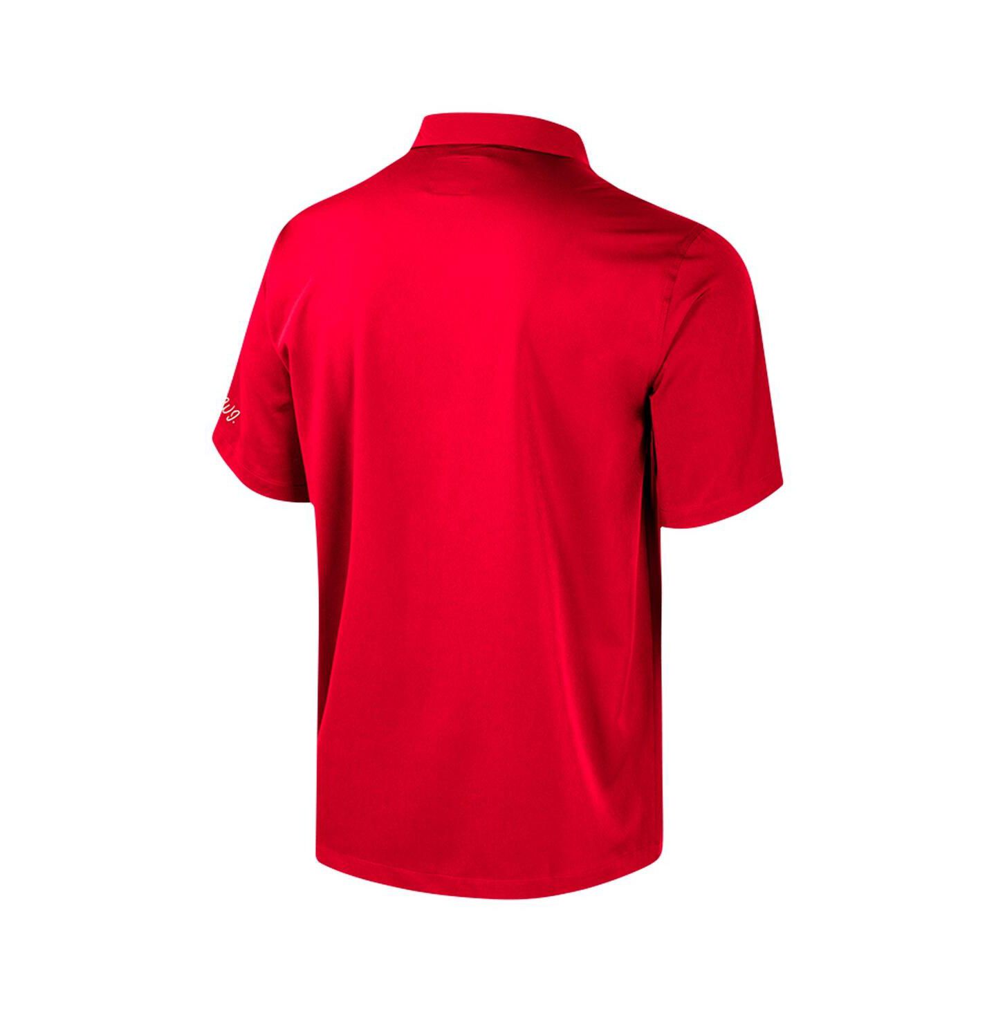Мужская рубашка Colosseum Red Wisconsin Badgers Strike Bowling Button-Up — фото 3