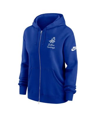 Women's Navy Dallas Cowboys Phoenix Rewind Full-Zip Hoodie