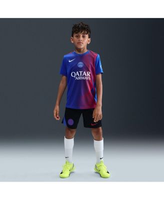 Nike - Big Boys and Girls Royal Paris Saint-Germain 2025/26 Third Academy Pro Pre-Match Performance Jerseys
