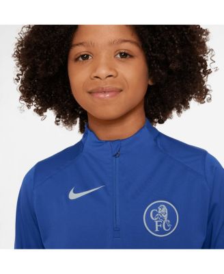 Nike Big Boys and Girls Blue Chelsea 2025/26 Strike Drill Quarter