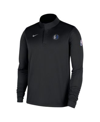 Men's Black Dallas Mavericks 2025/26 Authentic Coaches Quarter-Zip Dri-Fit Top