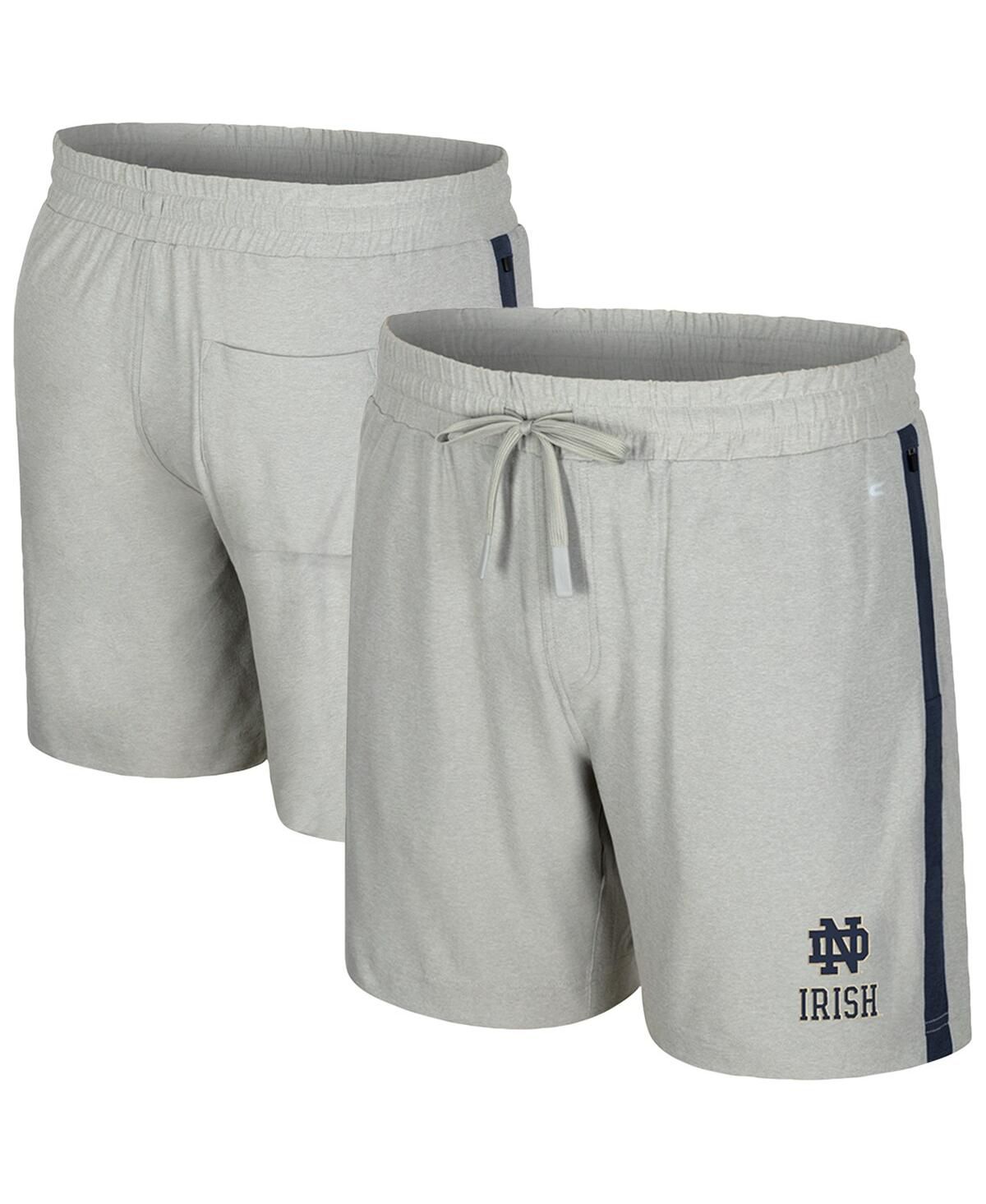 Мужские серые шорты Notre Dame Fighting Irish Mac