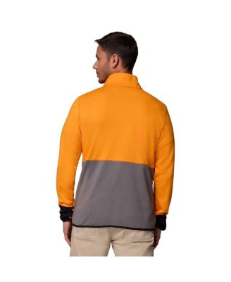 Men's Tennessee Orange/Gray Tennessee Volunteers Hike Omni-Wick Half-Zip Pullover Sweatshirt