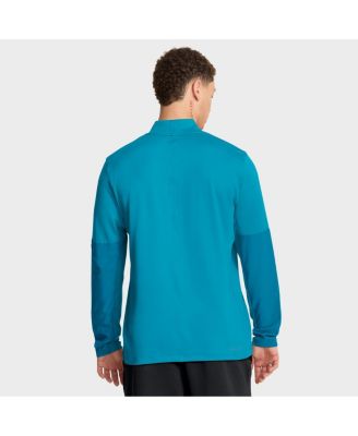 Men's Turquoise Florida State Seminoles One Goal Performance Half-Zip Pullover Sweatshirt