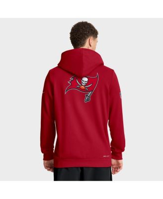 Men's Red Tampa Bay Buccaneers Sideline Standard Issue Utility Player Dri-FIT Full-Zip Hoodie