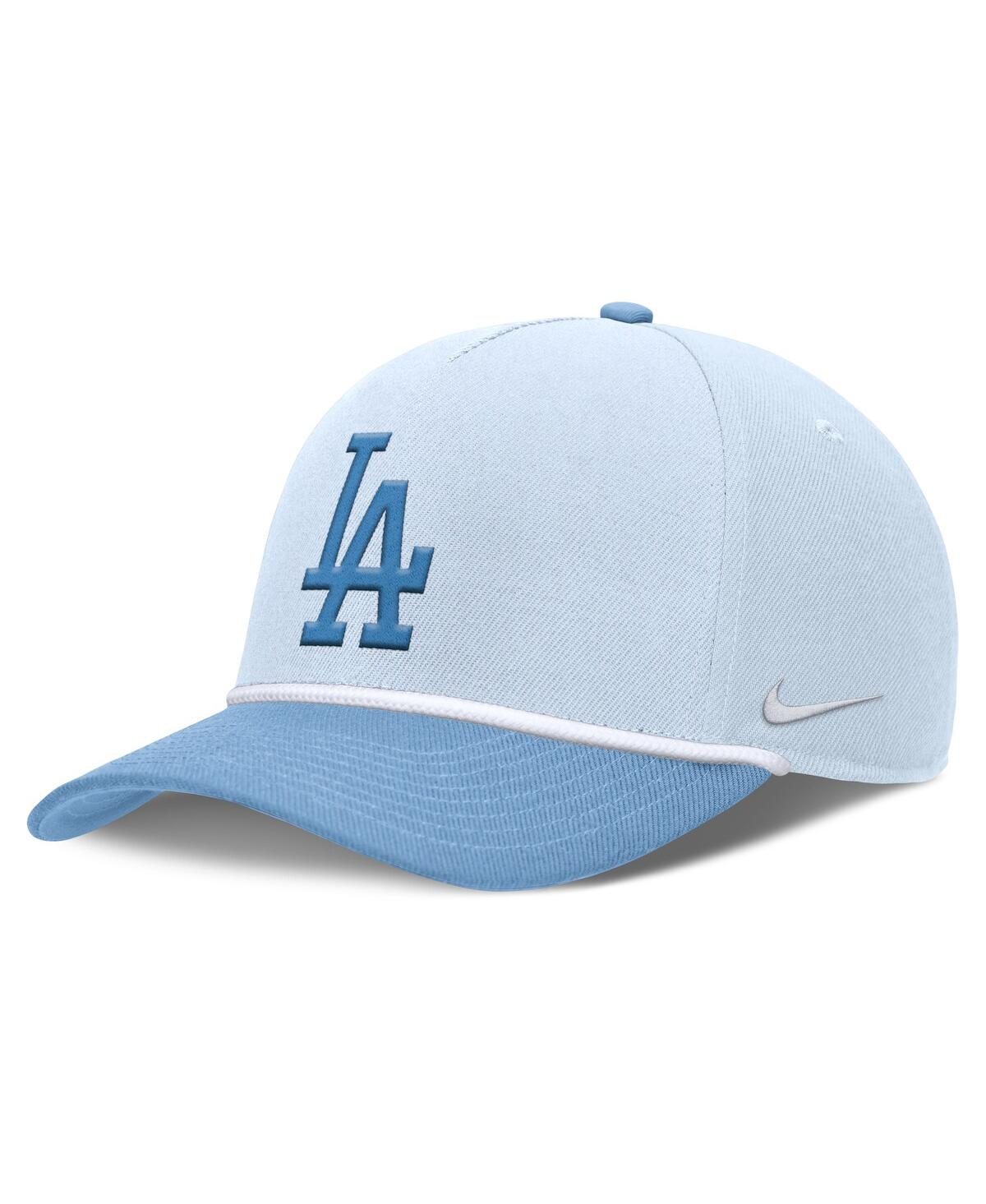 Nike Men's Light Blue Los Angeles Dodgers Rise Dri-Fit Adjustable Hat