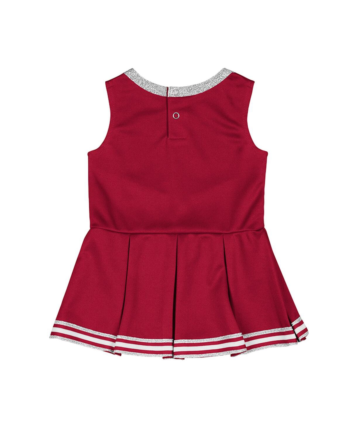 Colosseum Girls Baby Boys and Crimson Alabama Tide Lollipop Park Cheer Dress