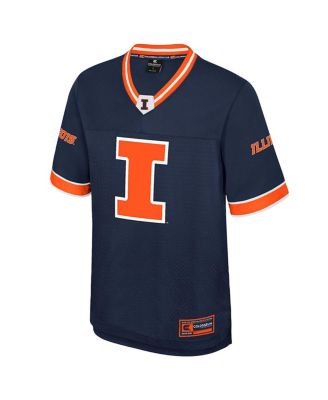 Men's Navy Illinois Fighting Illini Nothing but the Hits Football Jersey