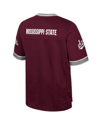 Men's Maroon Mississippi State Bulldogs Nothing but the Hits Football Jersey