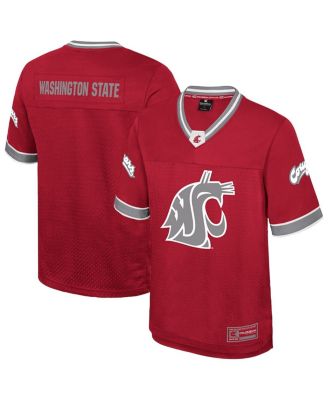 Colosseum - Men's Crimson Washington State Cougars Nothing But The Hits Football Jersey
