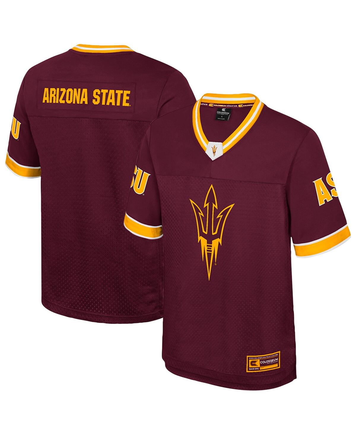 Colosseum Men's Maroon Arizona State Sun Devils Nothing but the Hits Football Jersey