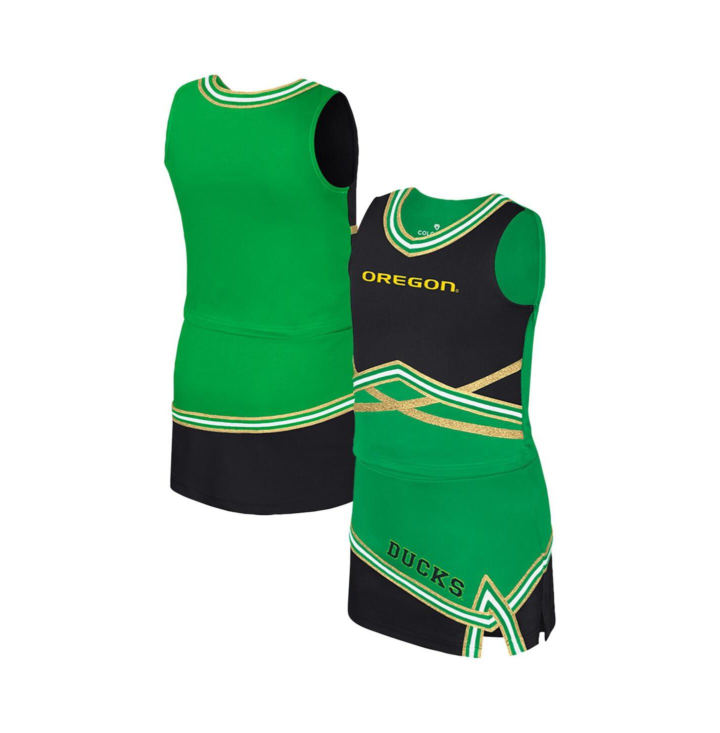 Комплекты Colosseum 2-Piece Green Oregon Ducks Lollipop Park Cheer Set для девочек — фото 1