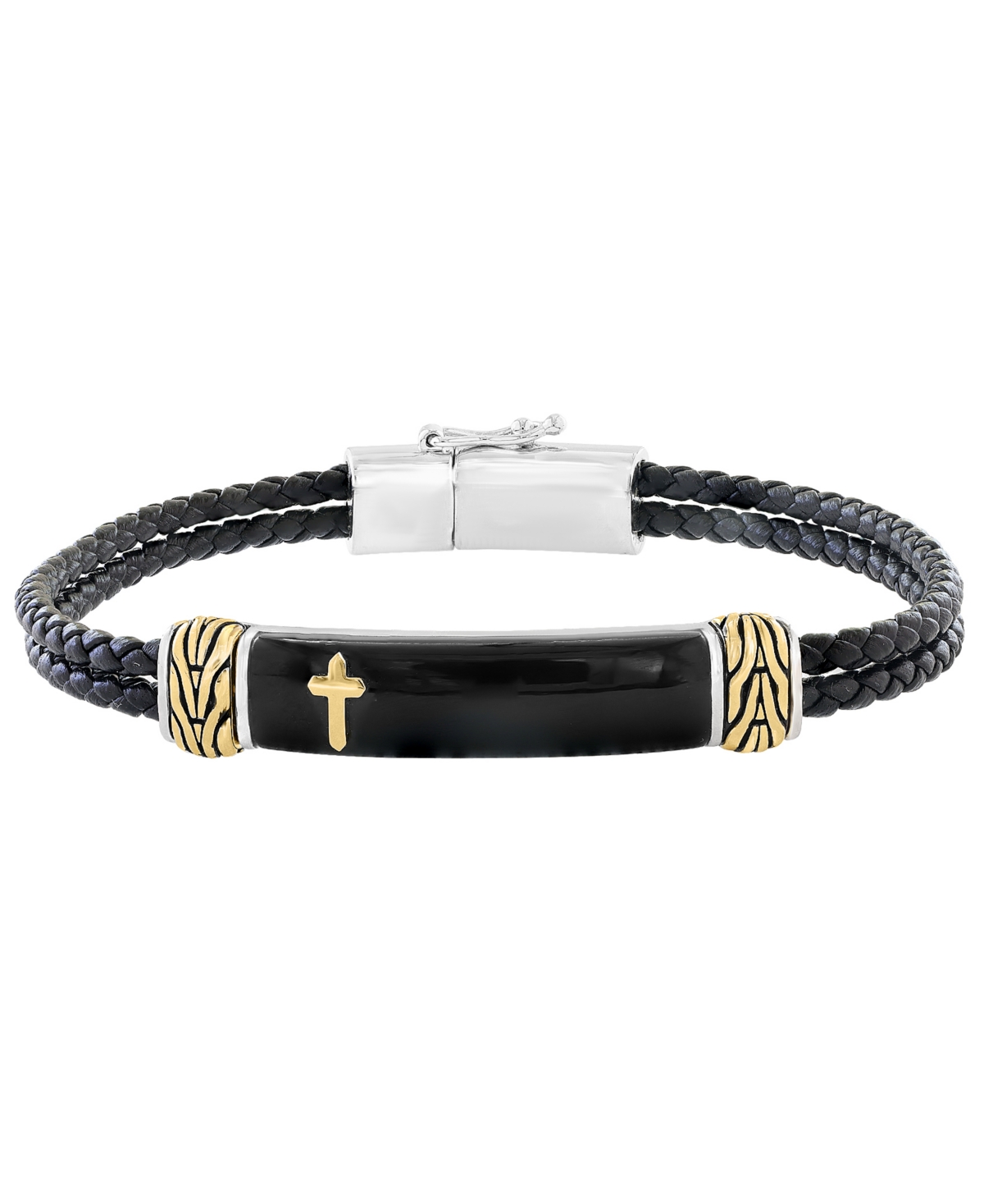Effy Collection Black Onyx Bracelet In Sterling Silver In Gold