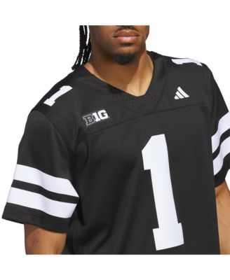 Men's 1 Black Nebraska Huskers Alternate Premier Jersey