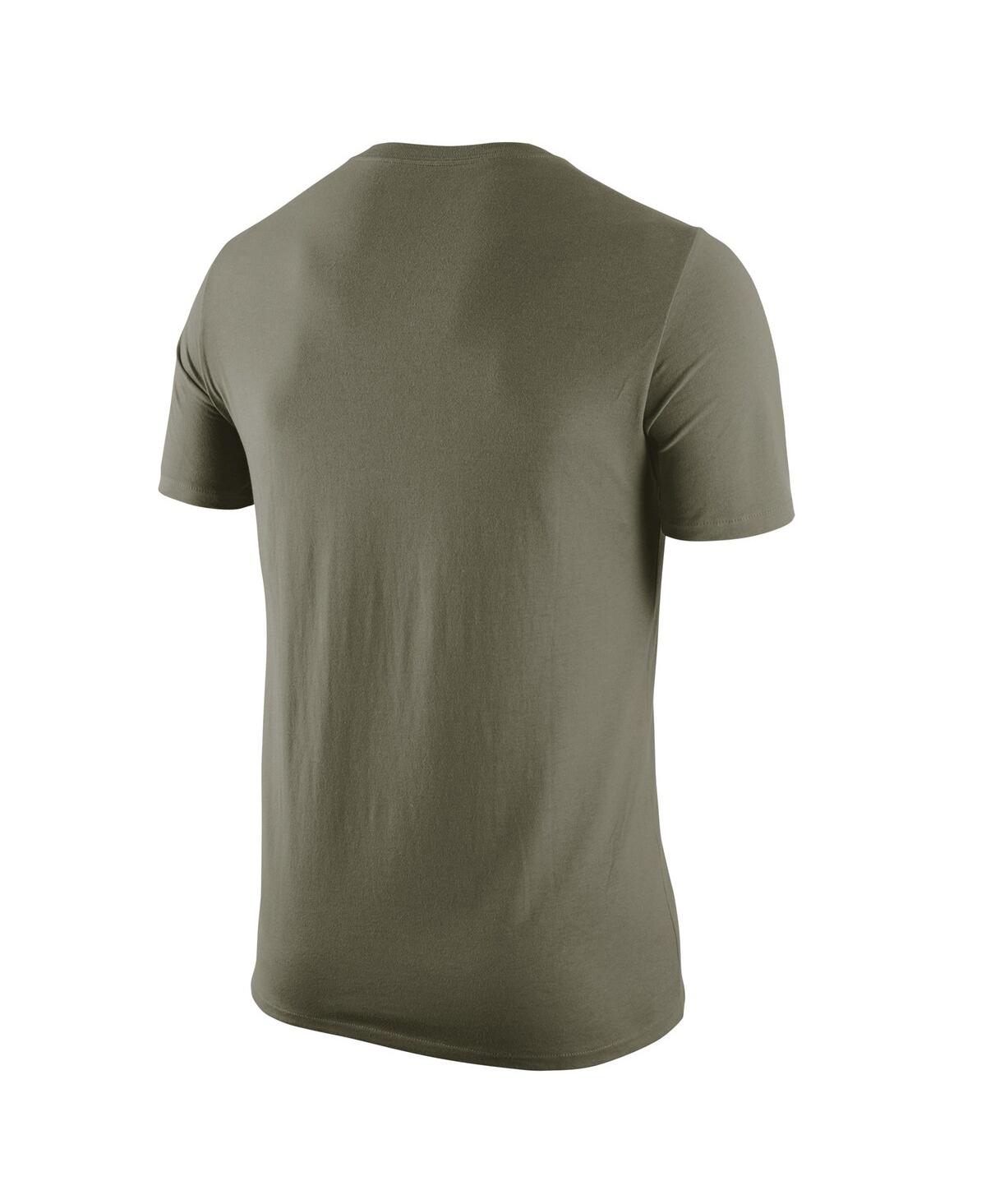 Nike Olive Air Force Falcons Apls Fighting Falcon Collection Rivalry T-shirt In Green