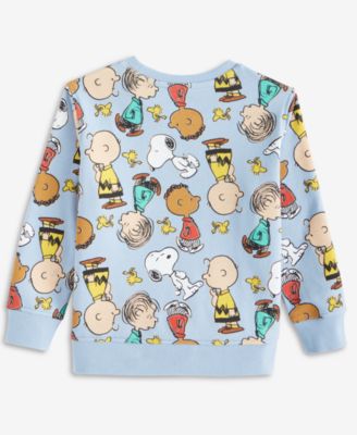 Boys' Toddler 2T-4T Peanuts Graphic Sweatshirt, Macy's Exclusive