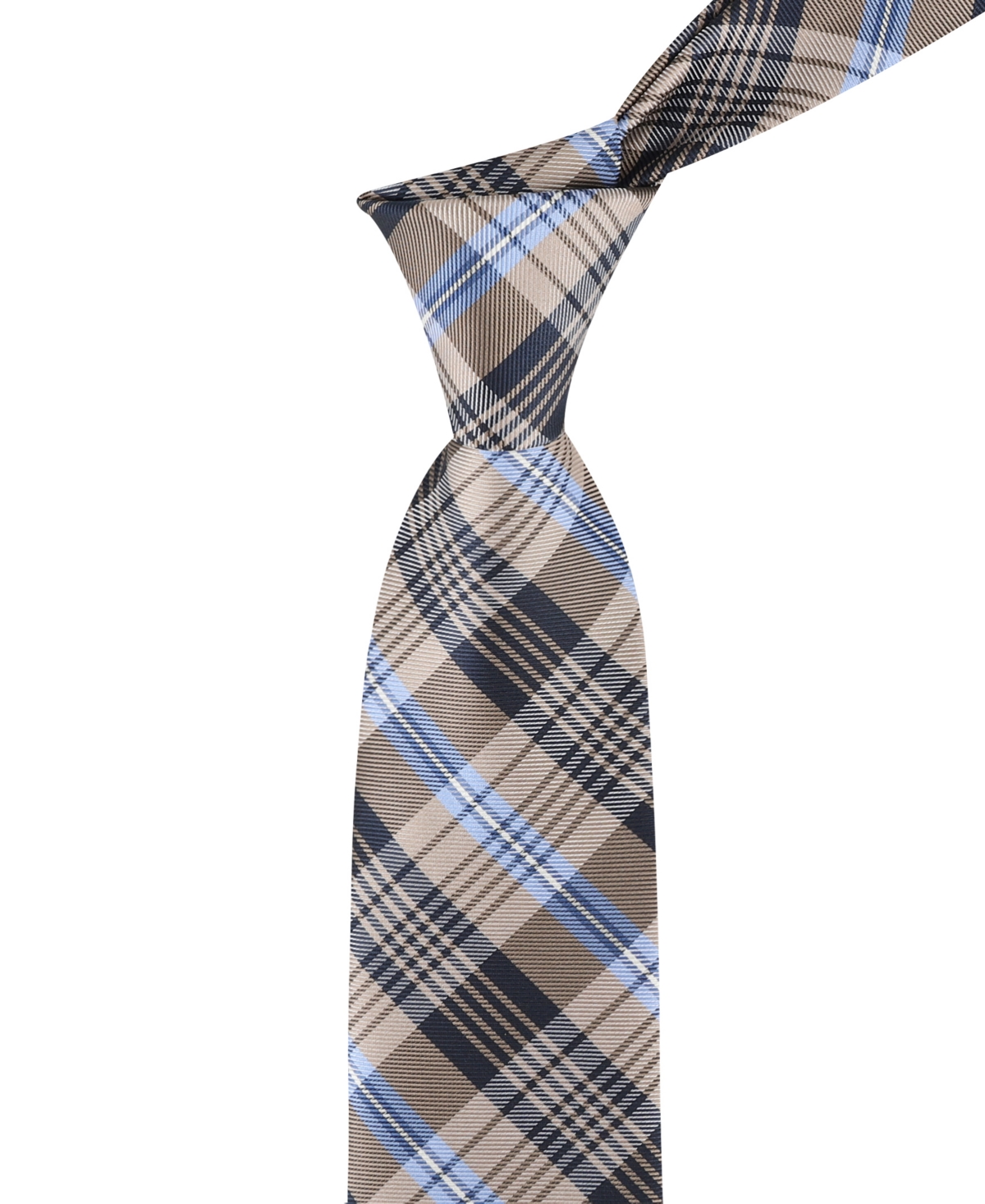 Tommy Hilfiger Men's Grayson Classic Plaid Tie In Brown