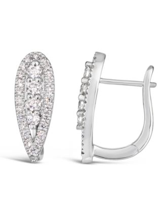 Vanilla Diamond Stud Earrings (0.74 ct. t.w.) in Platinum
