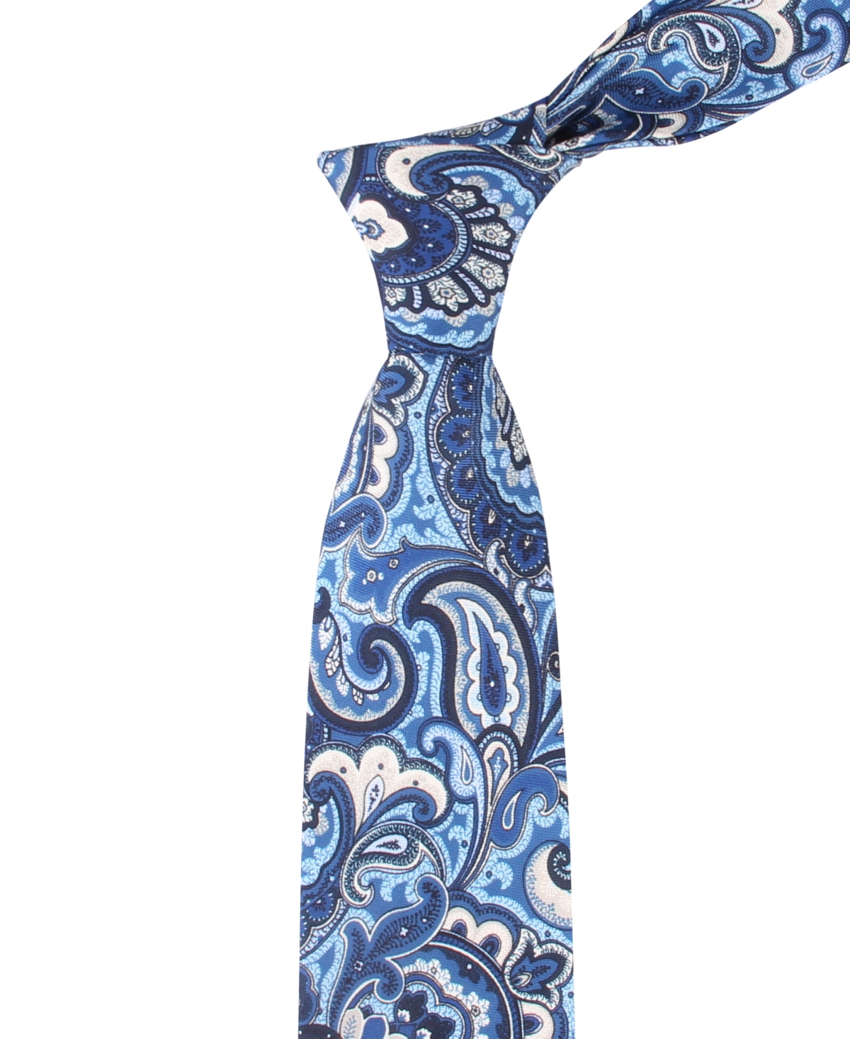 Tommy Hilfiger Men's Paisley Print Tie In Blue