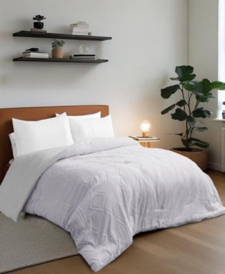 All Season Textured Jacquard Down Alternative Comforter, King
