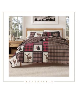 Rustic Lodge All-Season 3 Pc Quilt Set