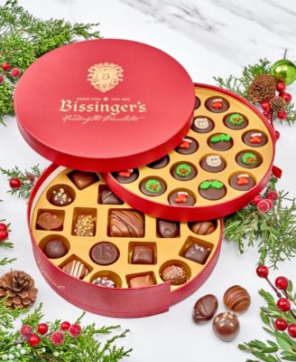 Bissinger's Holiday Ballotin Chocolate Assortment, 43 Pieces
