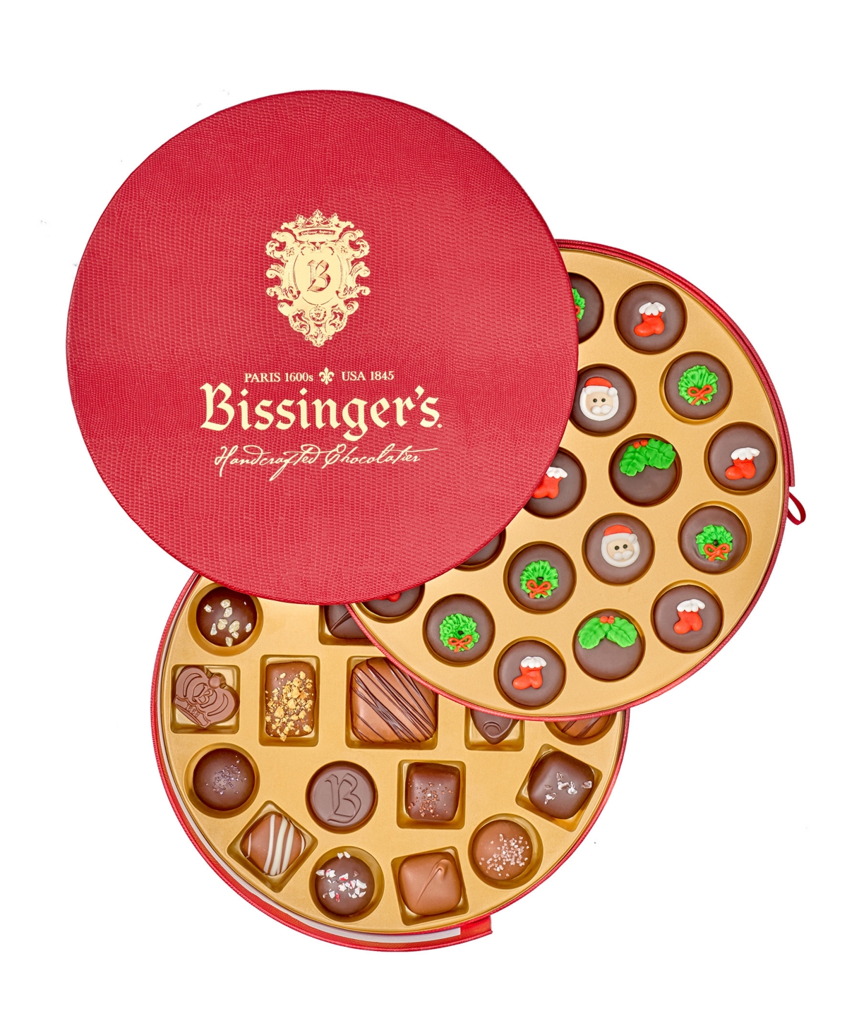 Bissinger's Handcrafted Chocolate Bissinger's Holiday Ballotin Chocolate Assortment, 43 Pieces