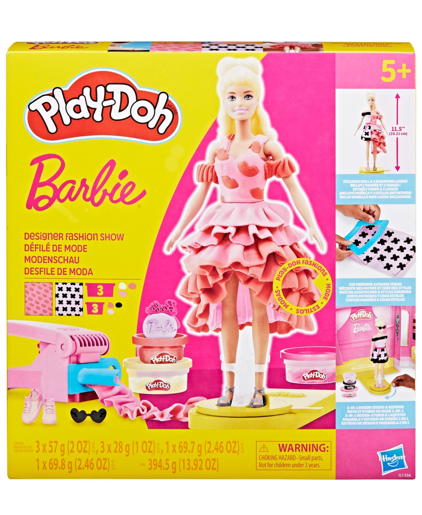 Детский игровой набор Play-Doh Barbie Designer Fashion Show Playset — фото 2