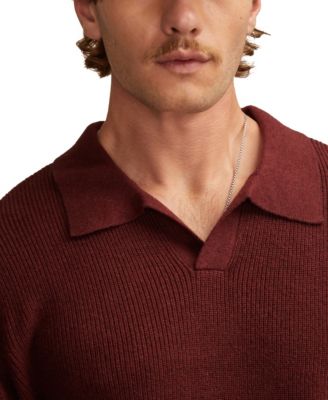 Men's Johnny Collar Polo Sweater