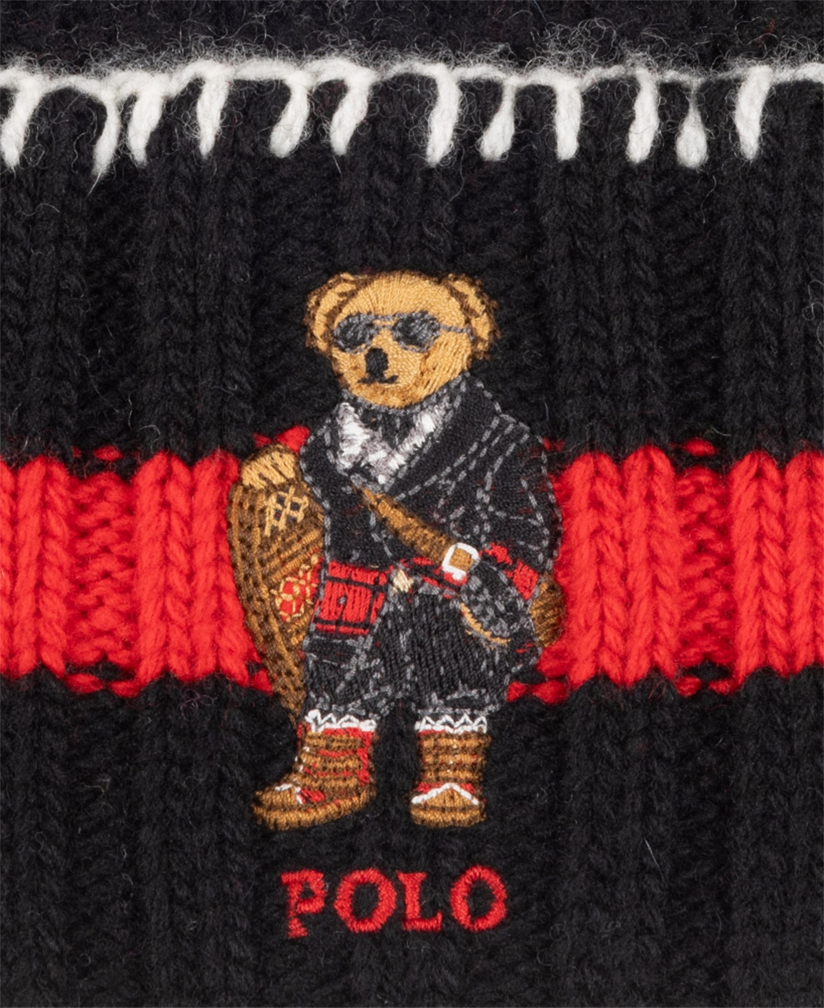 Polo Ralph Lauren Men's Holiday Bear Beanie In Multi
