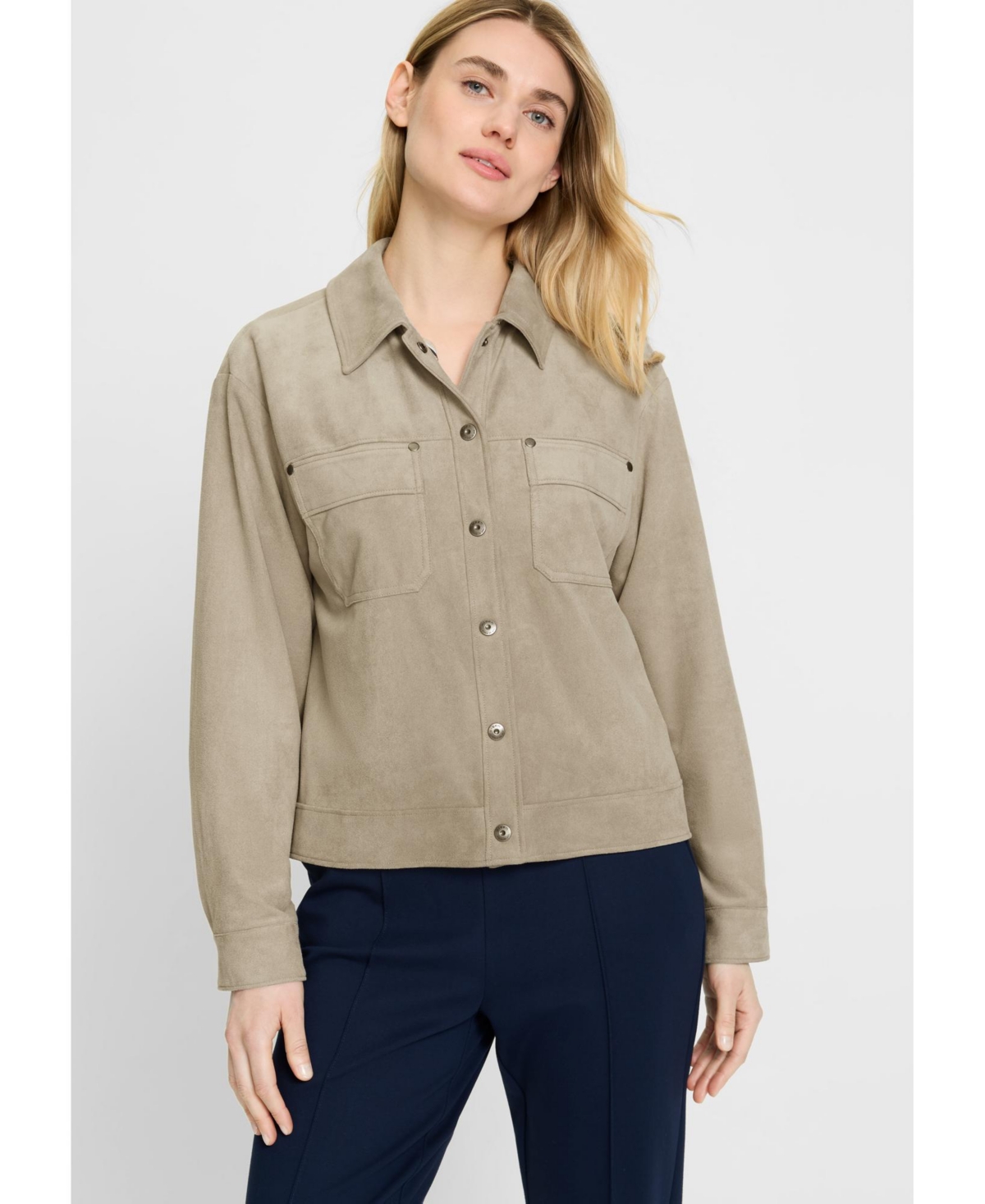 Olsen Women's Faux Suede Jacket