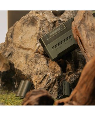 4-Channel Portable Charging Station for NP-W235 Battery, Green