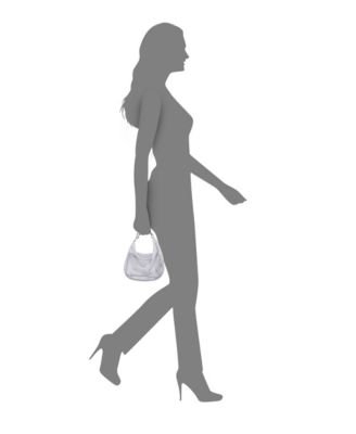 Crystal Mesh Zipper Hobo Bag